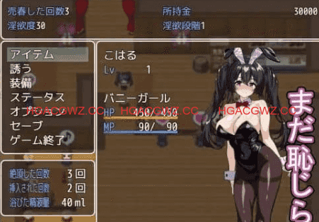 【RPG/AI汉化/MTool/CV】卖春兔的快乐堕落RPG:逐渐堕入淫欲的兔女郎v1.0.0【PC/1.6G】
